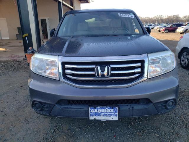 5FNYF4H26FB027146 - 2015 HONDA PILOT LX GRAY photo 5