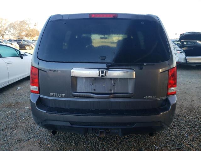 5FNYF4H26FB027146 - 2015 HONDA PILOT LX GRAY photo 6