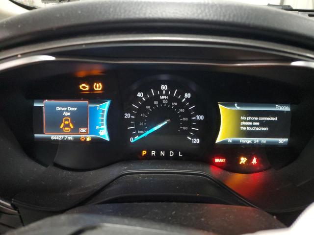 3FA6P0LUXKR196669 - 2019 FORD FUSION SE WHITE photo 9