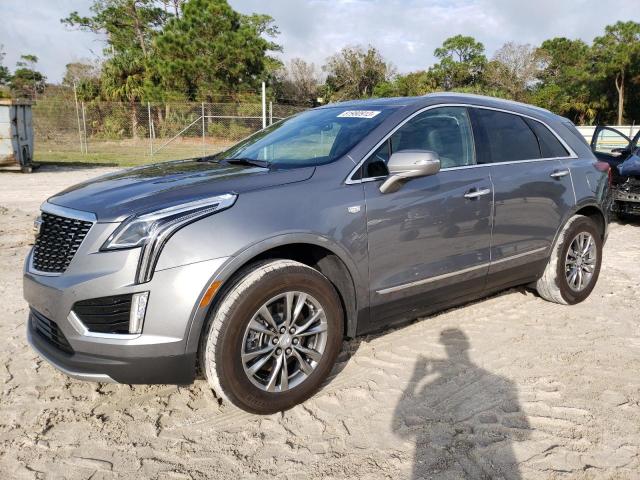 1GYKNCRS3MZ156254 - 2021 CADILLAC XT5 PREMIUM LUXURY SILVER photo 1