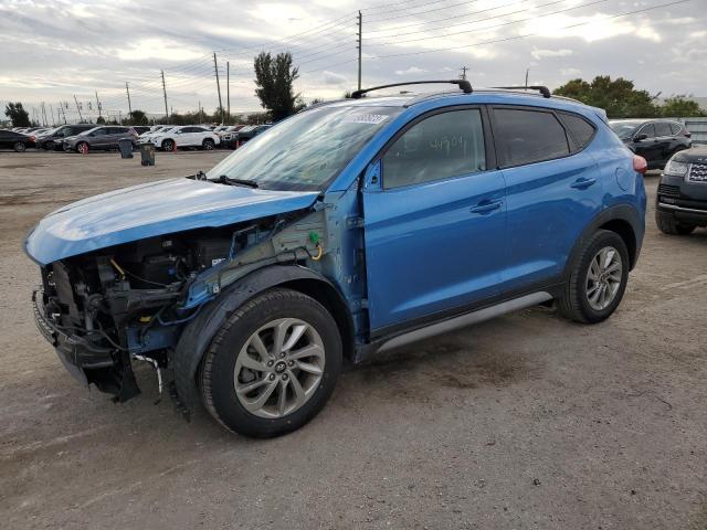 KM8J33A48JU717847 - 2018 HYUNDAI TUCSON SEL BLUE photo 1