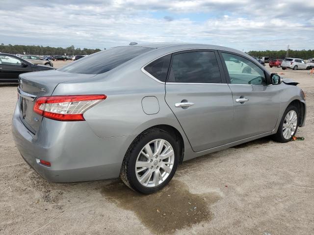 3N1AB7AP6DL745110 - 2013 NISSAN SENTRA S GRAY photo 3