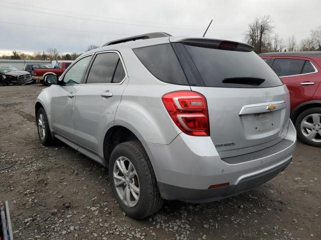 2GNALCEK8H6325075 - 2017 CHEVROLET EQUINOX LT SILVER photo 2