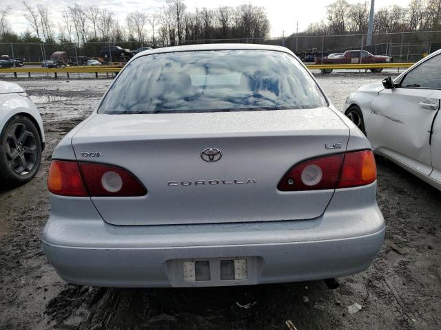 1NXBR12E31Z475371 - 2001 TOYOTA COROLLA CE SILVER photo 6