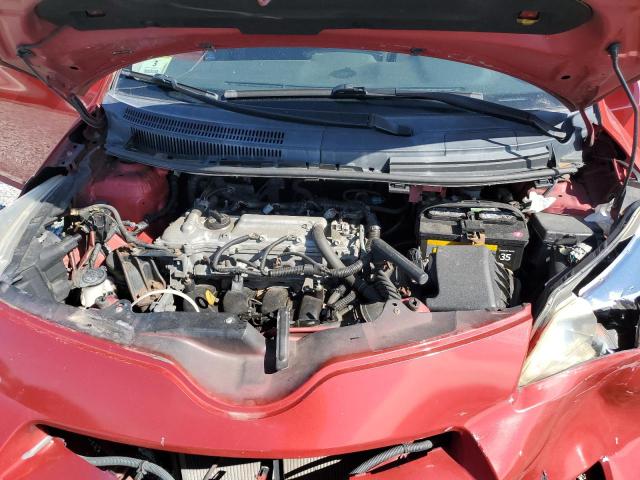 JTKKU10408J007387 - 2008 TOYOTA SCION XD RED photo 11