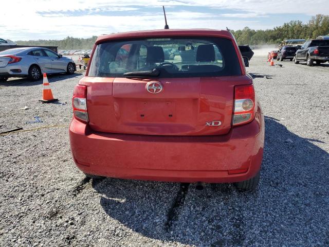 JTKKU10408J007387 - 2008 TOYOTA SCION XD RED photo 6