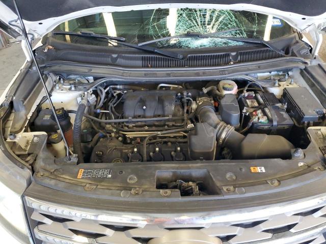 1FM5K7D86JGA58952 - 2018 FORD EXPLORER XLT WHITE photo 12