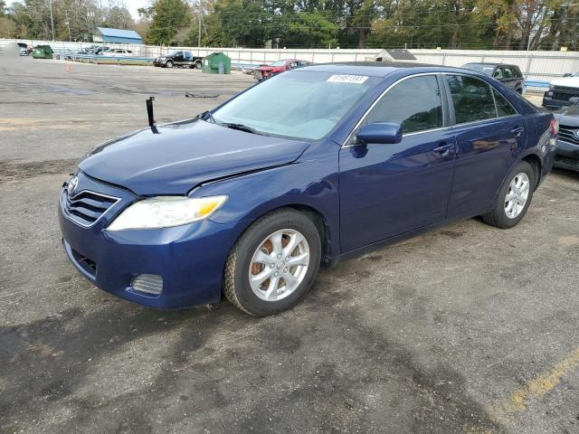 4T1BF3EK6BU678892 - 2011 TOYOTA CAMRY BASE BLUE photo 1