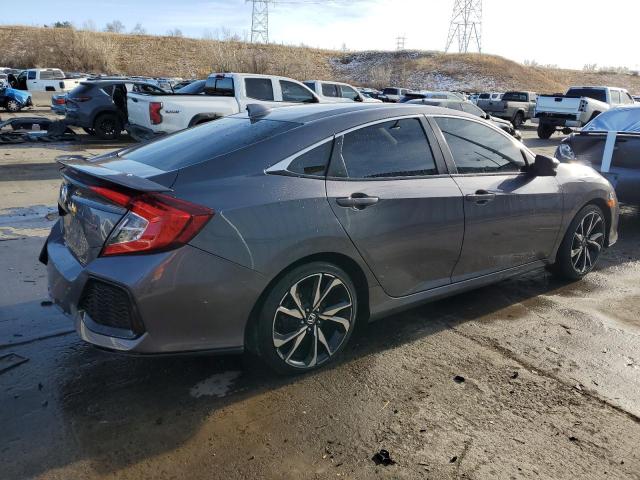 2HGFC1E55JH702938 - 2018 HONDA CIVIC SI GRAY photo 3