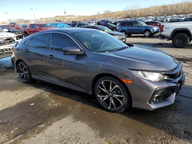 2HGFC1E55JH702938 - 2018 HONDA CIVIC SI GRAY photo 4