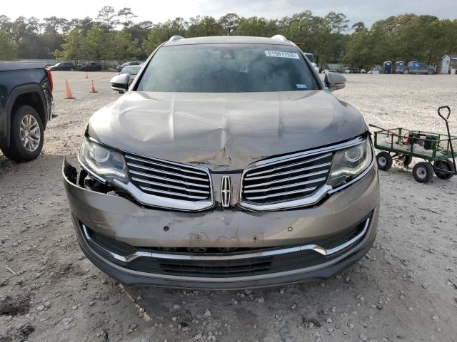 2LMPJ6LR4HBL11496 - 2017 LINCOLN MKX RESERVE TAN photo 5