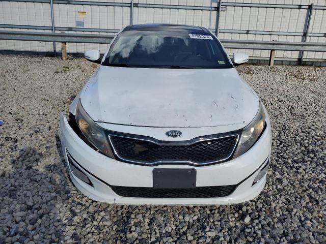 5XXGN4A77EG299706 - 2014 KIA OPTIMA EX WHITE photo 5