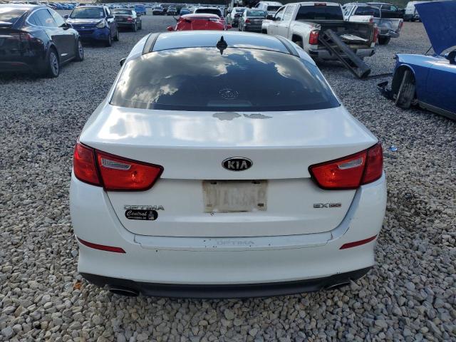 5XXGN4A77EG299706 - 2014 KIA OPTIMA EX WHITE photo 6
