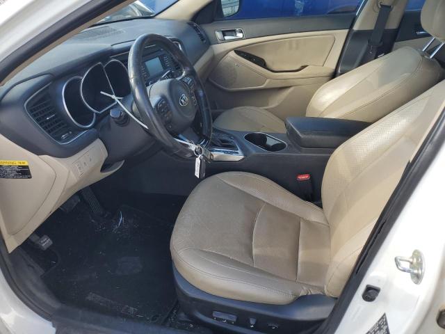 5XXGN4A77EG299706 - 2014 KIA OPTIMA EX WHITE photo 7