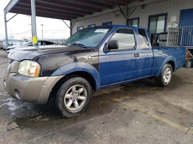 1N6DD26S62C330895 - 2002 NISSAN FRONTIER KING CAB XE BLUE photo 1