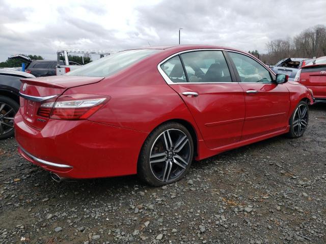 1HGCR2F51HA298728 - 2017 HONDA ACCORD SPORT RED photo 3