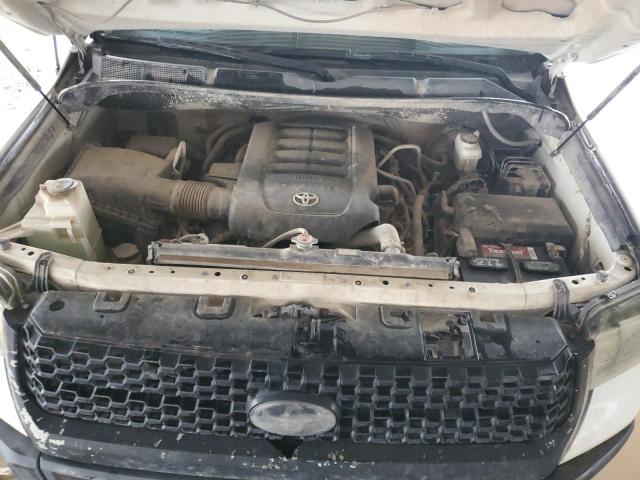 5TFCW5F17JX023051 - 2018 TOYOTA TUNDRA DOUBLE CAB SR/SR5 WHITE photo 11