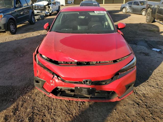 2HGFE2F28NH536487 - 2022 HONDA CIVIC LX RED photo 5