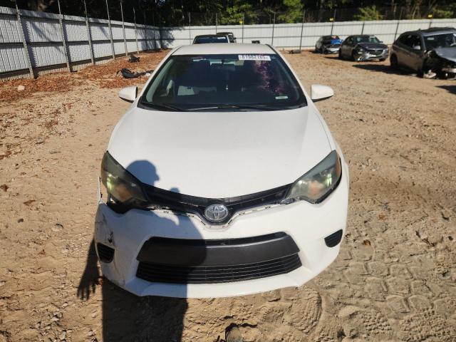 2T1BURHE6FC274769 - 2015 TOYOTA COROLLA L WHITE photo 5