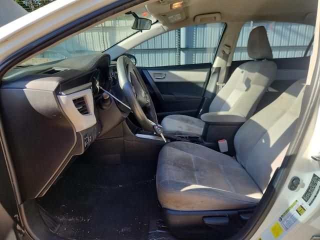 2T1BURHE6FC274769 - 2015 TOYOTA COROLLA L WHITE photo 7