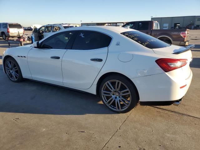 ZAM57XSA7E1082788 - 2014 MASERATI GHIBLI WHITE photo 2