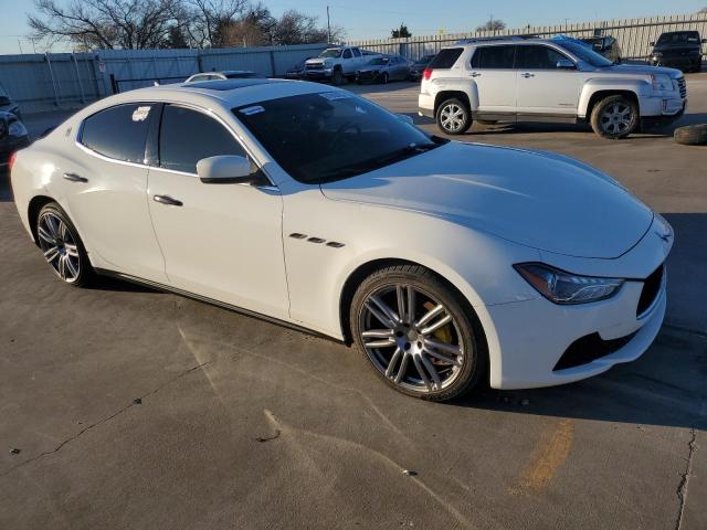 ZAM57XSA7E1082788 - 2014 MASERATI GHIBLI WHITE photo 4