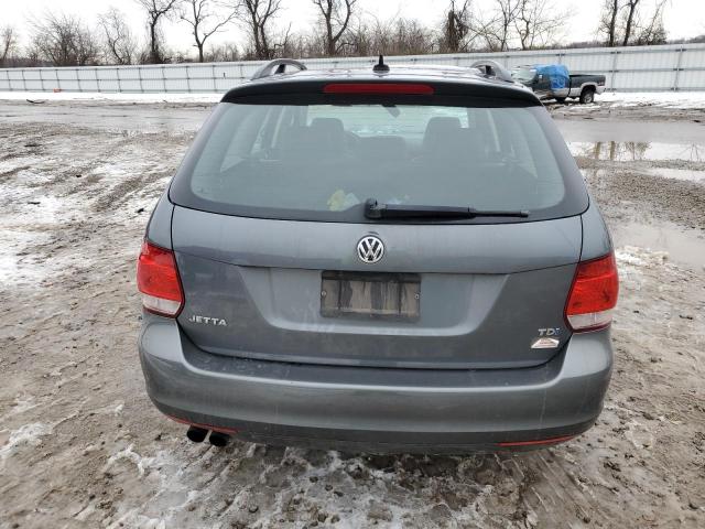 3VWML7AJ2CM666865 - 2012 VOLKSWAGEN JETTA TDI GRAY photo 6