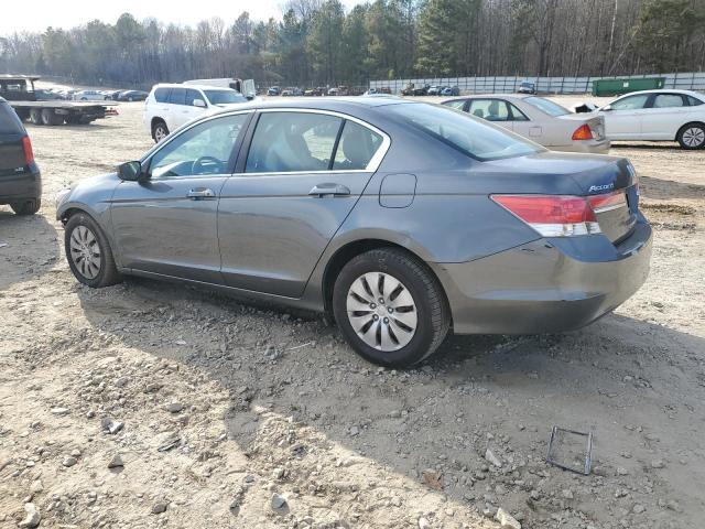 1HGCP2F35BA110272 - 2011 HONDA ACCORD LX GRAY photo 2