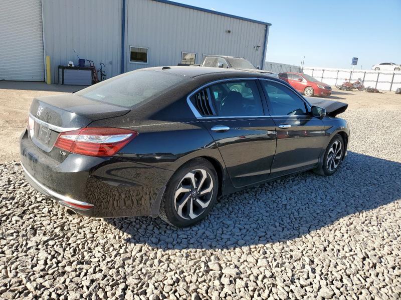 1HGCR3F03GA008711 - 2016 HONDA ACCORD EXL BLACK photo 3