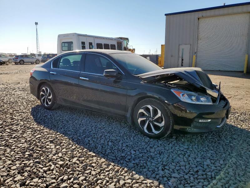 1HGCR3F03GA008711 - 2016 HONDA ACCORD EXL BLACK photo 4