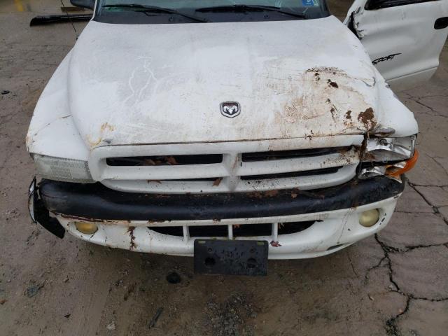 1B7GG26N31S113813 - 2001 DODGE DAKOTA WHITE photo 11