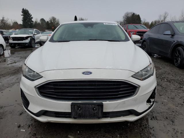 3FA6P0G73LR127683 - 2020 FORD FUSION S WHITE photo 5