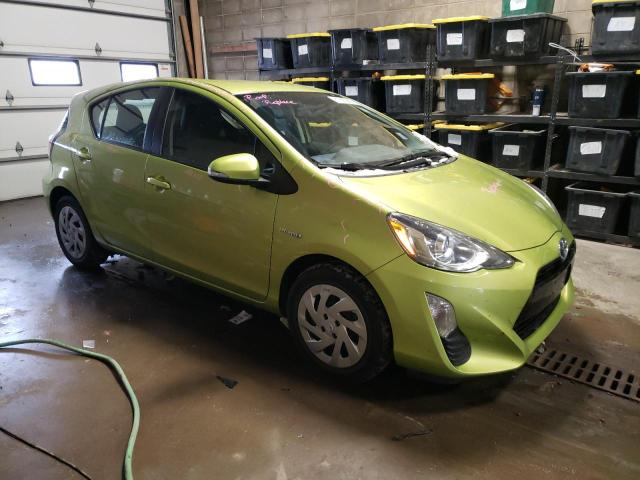 JTDKDTB36G1131122 - 2016 TOYOTA PRIUS C GREEN photo 4