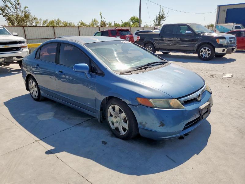 1HGFA16538L033926 - 2008 HONDA CIVIC LX BLUE photo 4