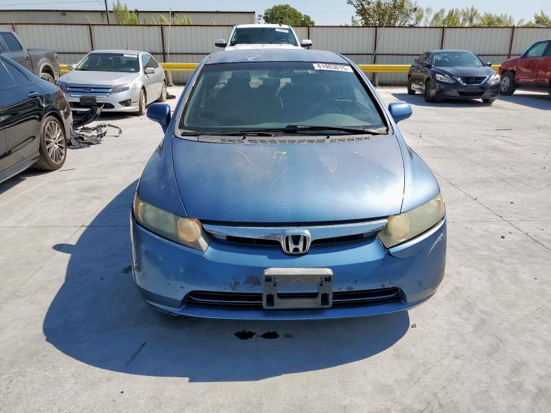 1HGFA16538L033926 - 2008 HONDA CIVIC LX BLUE photo 5