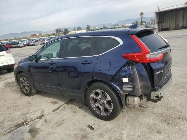 7FARW1H53JE008046 - 2018 HONDA CR-V EX BLUE photo 2