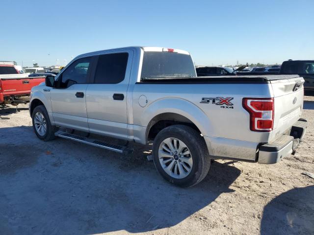 1FTEW1EP3JFD09220 - 2018 FORD F150 SUPERCREW SILVER photo 2