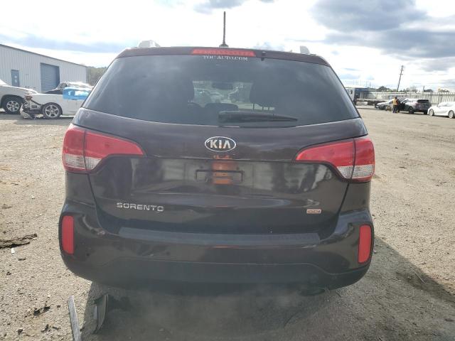 5XYKT4A62EG454469 - 2014 KIA SORENTO LX MAROON photo 6