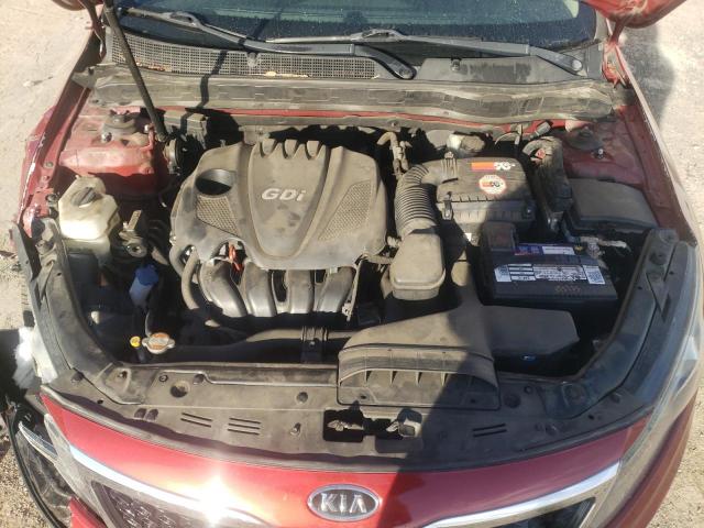 KNAGN4A74B5094454 - 2011 KIA OPTIMA EX RED photo 11