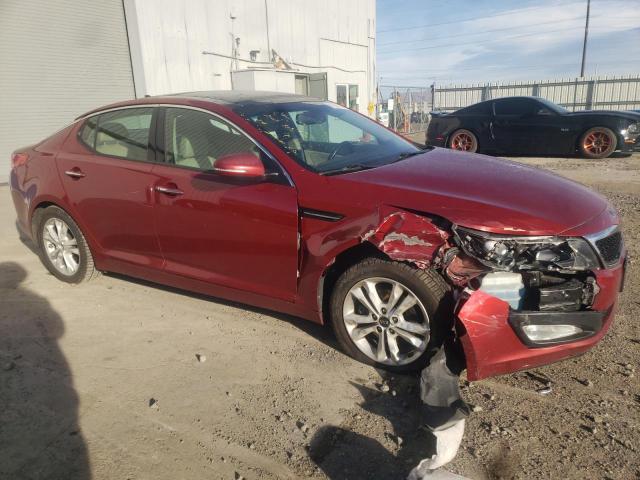 KNAGN4A74B5094454 - 2011 KIA OPTIMA EX RED photo 4