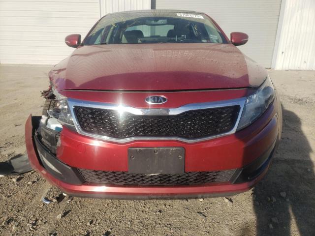 KNAGN4A74B5094454 - 2011 KIA OPTIMA EX RED photo 5