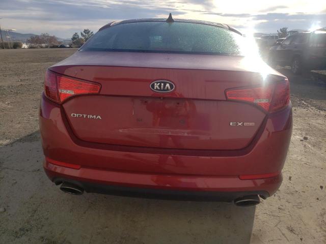 KNAGN4A74B5094454 - 2011 KIA OPTIMA EX RED photo 6