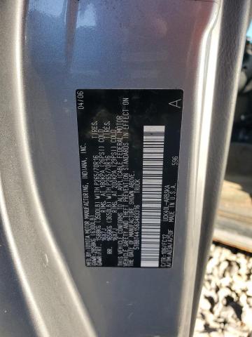 5TBBT44156S483316 - 2006 TOYOTA TUNDRA ACCESS CAB SR5 GRAY photo 12