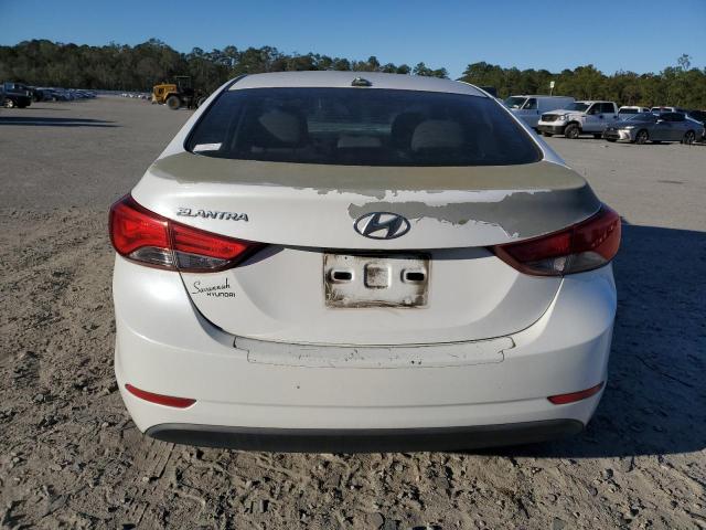 5NPDH4AE2GH686745 - 2016 HYUNDAI ELANTRA SE WHITE photo 6