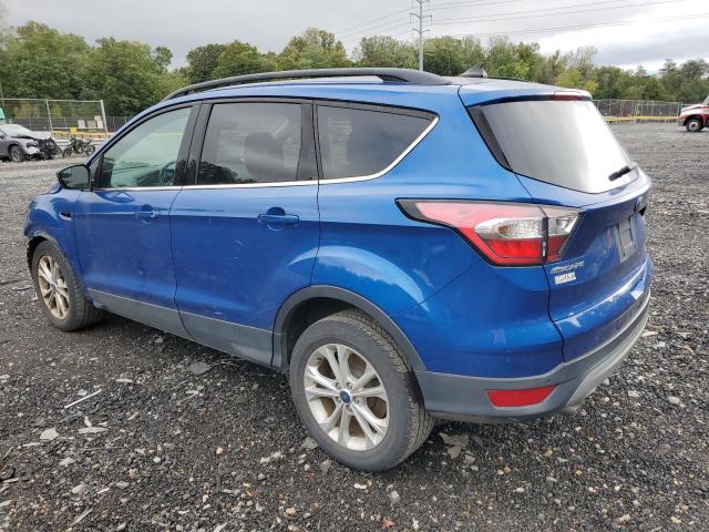 1FMCU9HD1JUA28196 - 2018 FORD ESCAPE SEL BLUE photo 2