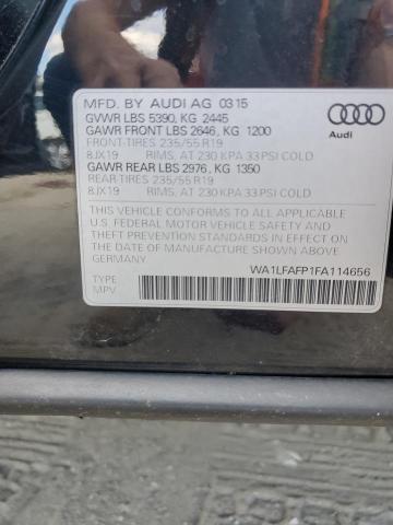 WA1LFAFP1FA114656 - 2015 AUDI Q5 PREMIUM PLUS BLACK photo 13