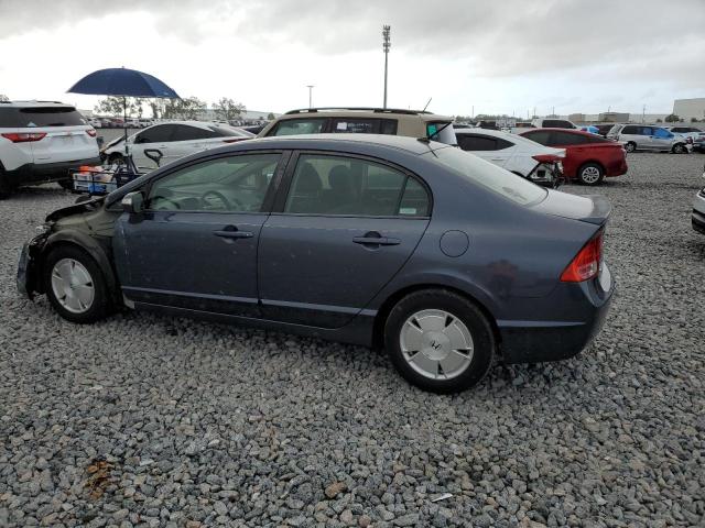 JHMFA36238S030819 - 2008 HONDA CIVIC HYBRID 蓝色 照片 2