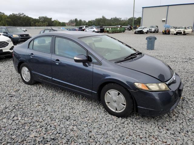 JHMFA36238S030819 - 2008 HONDA CIVIC HYBRID 蓝色 照片 4