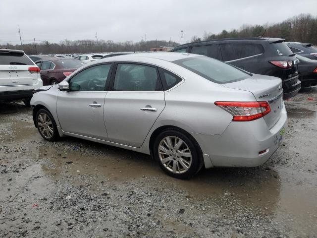 3N1AB7AP7DL668084 - 2013 NISSAN SENTRA S SILVER photo 2