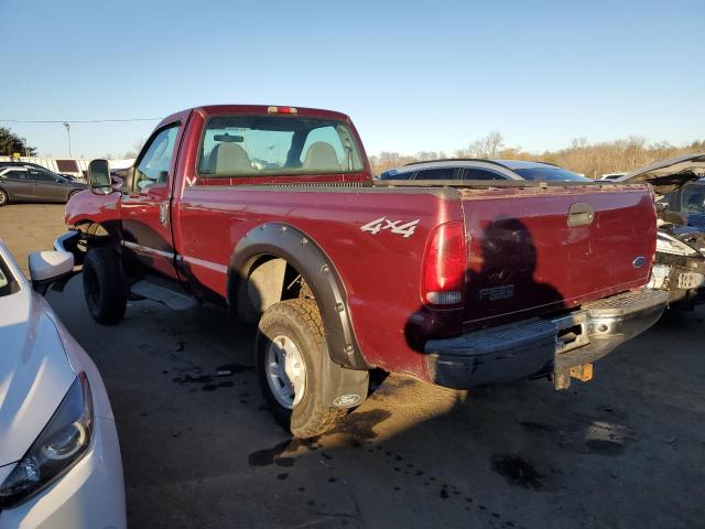 1FTNF21L24EC43746 - 2004 FORD F250 SUPER DUTY MAROON photo 2